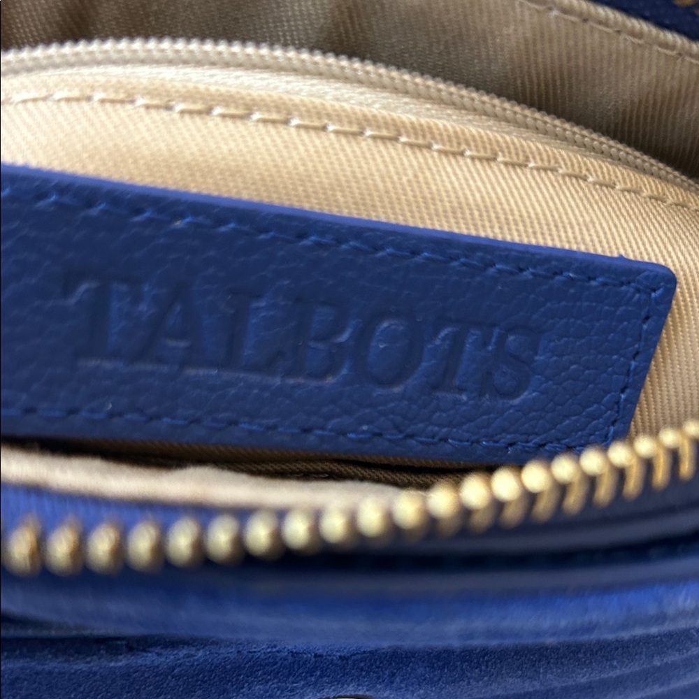 Talbots Royal Blue Leather Wallet